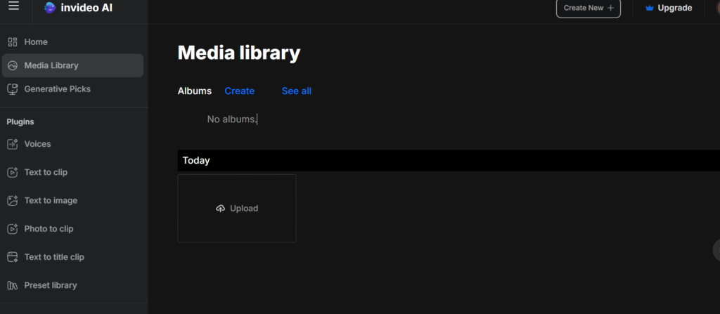 an image of InVideo’s extensive library of video templates